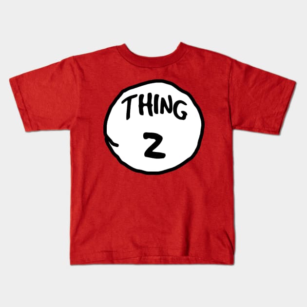 Thing 2 Family Kids T-Shirt by ashbashxb6